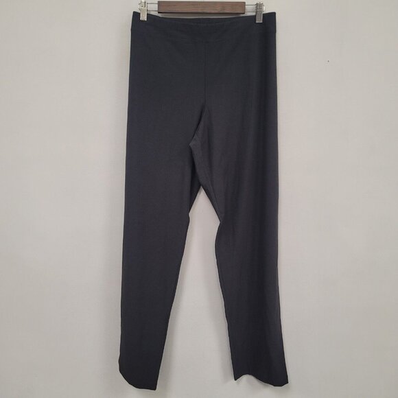 Eileen Fisher Womens Graphite Slim Pants Size 3X Sustainable Office Mature NWT - Picture 1 of 14